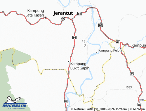 MICHELIN-Landkarte Kampung Batu Dinding - ViaMichelin