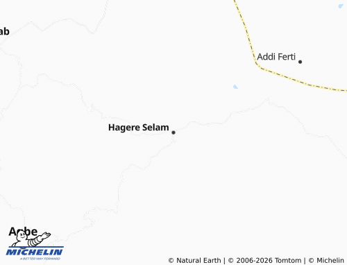 Mapa MICHELIN Hagere Selam - ViaMichelin