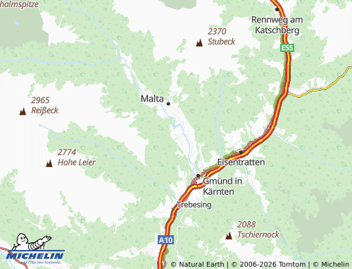MICHELIN Dornbach map - ViaMichelin