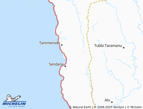 MICHELIN Tallum Banua map - ViaMichelin