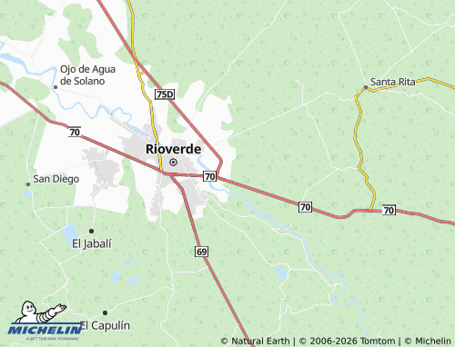 MICHELIN Landaverde map - ViaMichelin