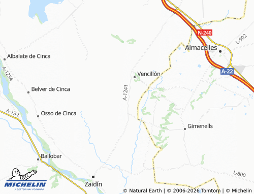 MICHELIN San Miguel map - ViaMichelin
