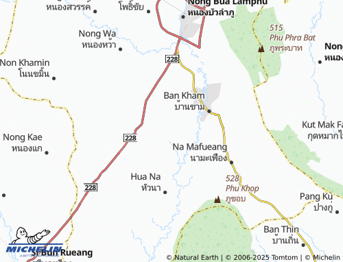 MICHELIN-Landkarte Ban Phrao - ViaMichelin