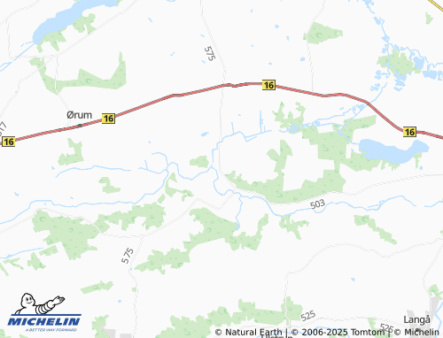 Mappa MICHELIN Tindbæk - ViaMichelin