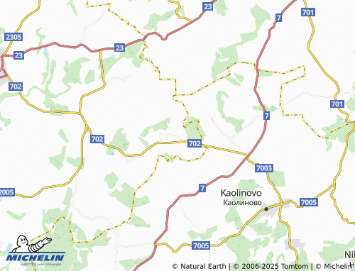 MICHELIN Duhovets map - ViaMichelin