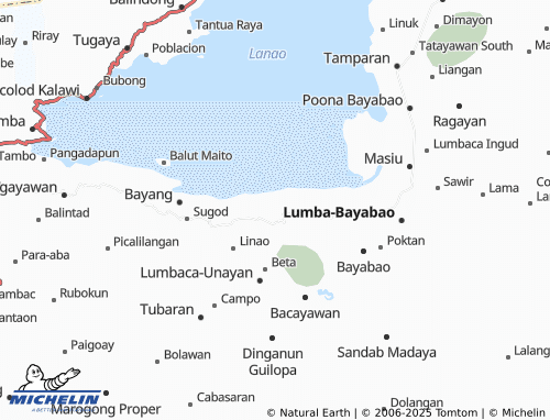 MICHELIN Lumbatan map - ViaMichelin
