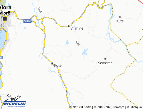 Kaart MICHELIN Hysoverdhë - ViaMichelin