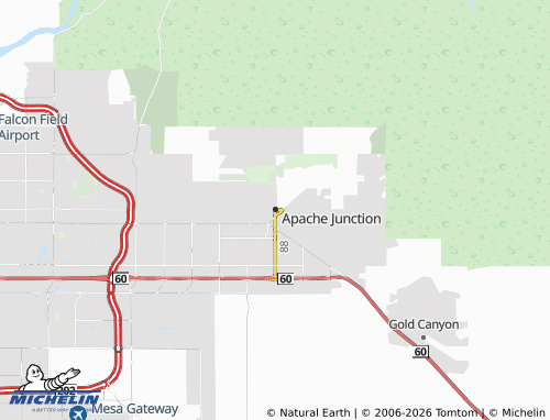Mappa MICHELIN Apache Junction - ViaMichelin