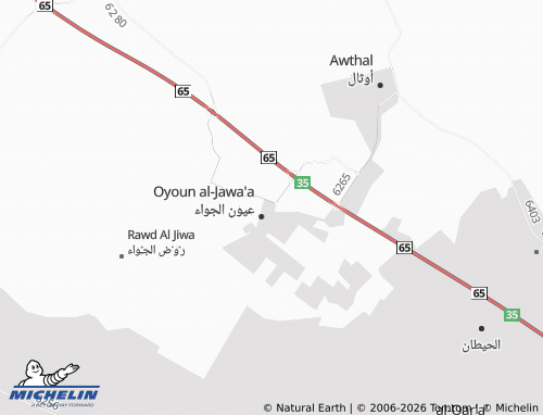 MICHELIN-Landkarte al-Khazzan - ViaMichelin