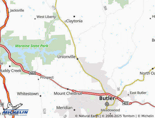 MICHELIN Unionville map - ViaMichelin