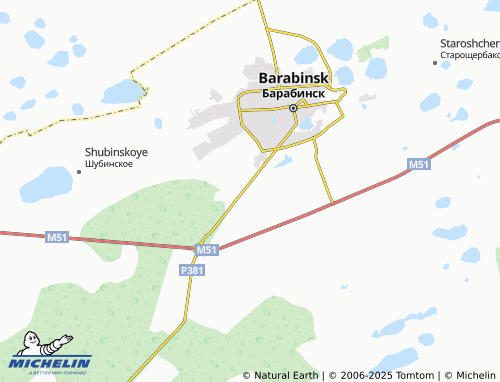 MICHELIN Urozhay SNT map - ViaMichelin