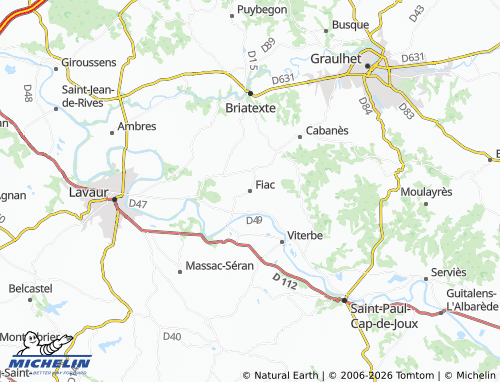 Mapa MICHELIN Fiac - ViaMichelin