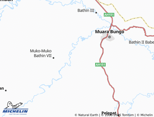 Carte MICHELIN Tebat - ViaMichelin