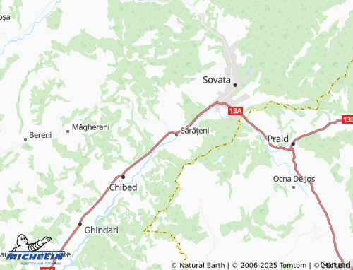Mappa MICHELIN Sărățeni - ViaMichelin