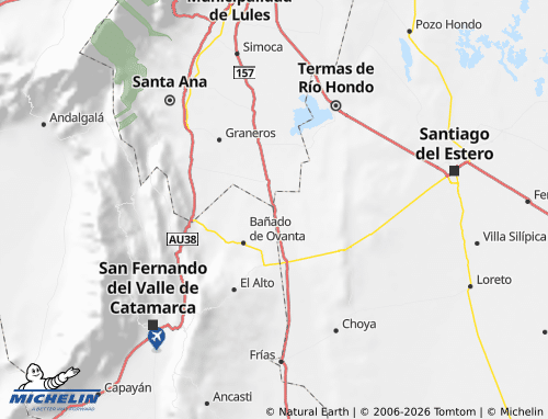 Mapa MICHELIN Guasayán - ViaMichelin
