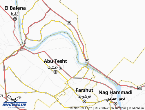 Mappa MICHELIN al-Najmah wal-Hamran - ViaMichelin