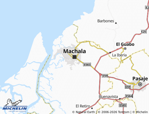 MICHELIN-Landkarte Machala - ViaMichelin