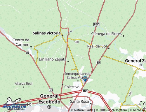 Mappa MICHELIN Ciudad Satélte del Norte - ViaMichelin