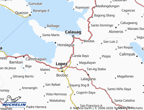 MICHELIN Canda Ibaba map - ViaMichelin