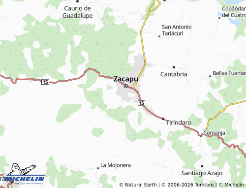 Mapa MICHELIN Rinconada - ViaMichelin