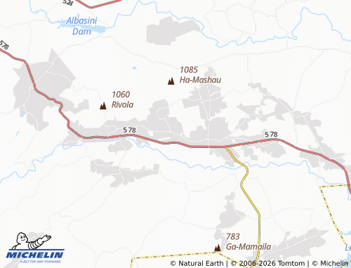 MICHELIN-Landkarte Bungeni - ViaMichelin