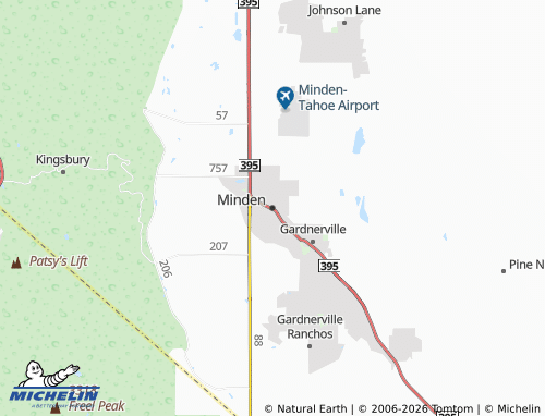 Carte MICHELIN Minden - ViaMichelin