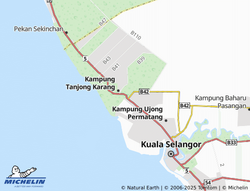 MICHELIN Taman Malinja map - ViaMichelin