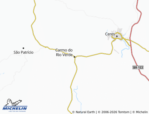Mapa MICHELIN Carmo do Rio Verde - ViaMichelin