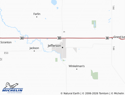 Mappa MICHELIN Jefferson - ViaMichelin