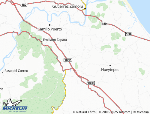 MICHELIN Chichicatzapan de Méndez map - ViaMichelin