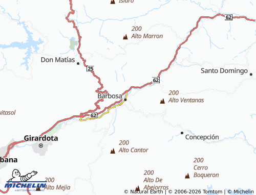 Carte MICHELIN Barrios de Jesús - ViaMichelin