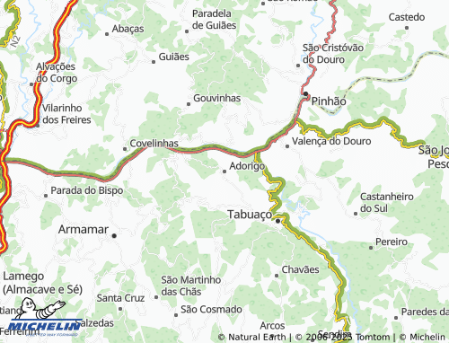 MICHELIN Adorigo map - ViaMichelin