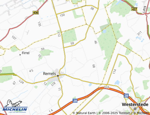 MICHELIN Spols map - ViaMichelin