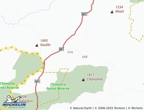 MICHELIN Katete map - ViaMichelin