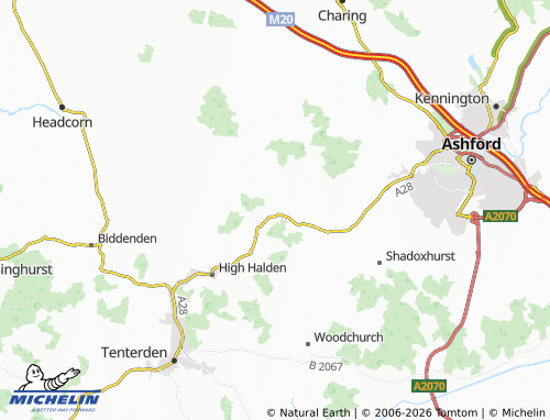 MICHELIN Bethersden map - ViaMichelin