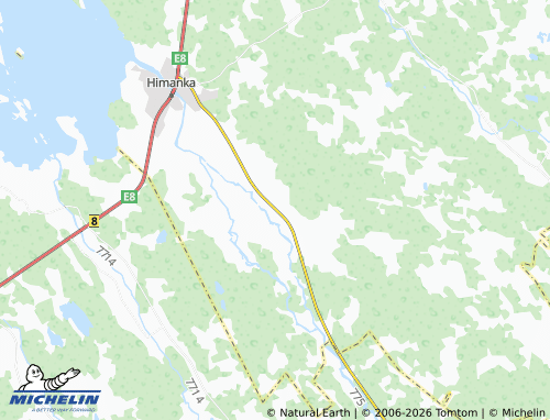 Carte MICHELIN Hillilä - ViaMichelin