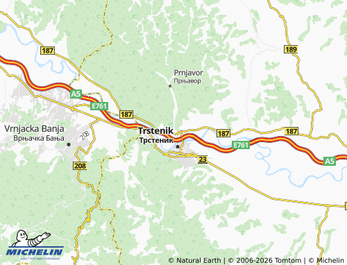 Mapa MICHELIN Grabovac - ViaMichelin