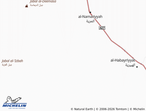 MICHELIN-Landkarte al-Bid' - ViaMichelin