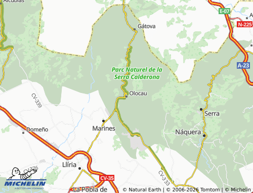 Mappa MICHELIN Olocau - ViaMichelin