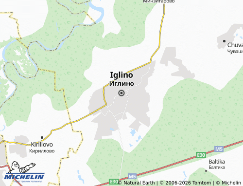 MICHELIN-Landkarte Iglino - ViaMichelin
