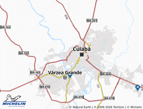 Mapa MICHELIN Jardim Cuiabá - ViaMichelin
