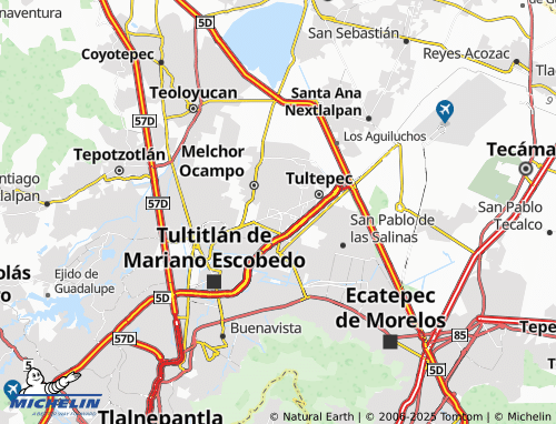 MICHELIN Centro map - ViaMichelin