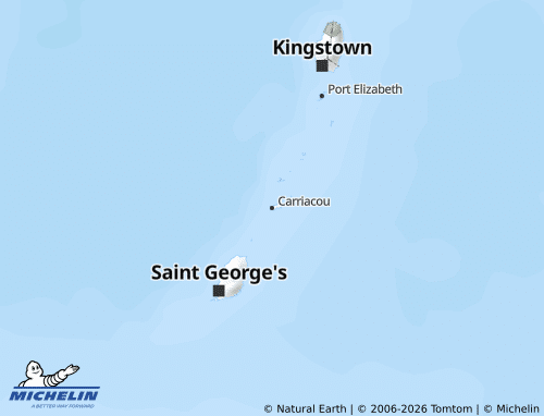 MICHELIN-Landkarte Carriacou - ViaMichelin