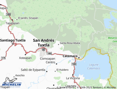 MICHELIN Santa Rosa Abata map - ViaMichelin