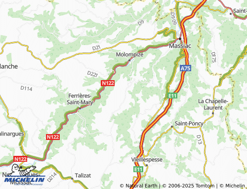 Carte MICHELIN Chazeloux - ViaMichelin