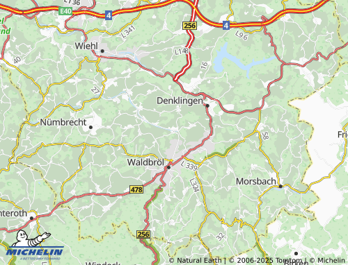 MICHELIN Brölerhütte map - ViaMichelin
