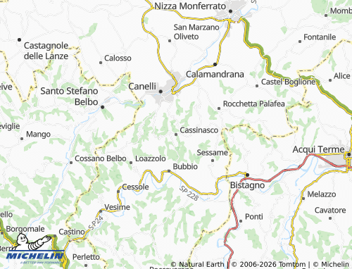 Mapa MICHELIN Cassinasco - ViaMichelin