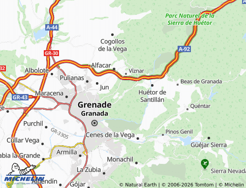 Mappa MICHELIN El Fargue - ViaMichelin