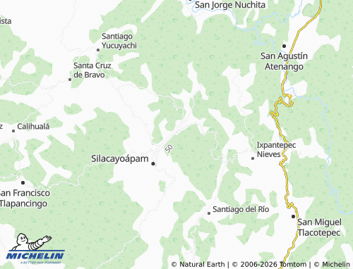 Kaart MICHELIN Santiago Patlanala - ViaMichelin