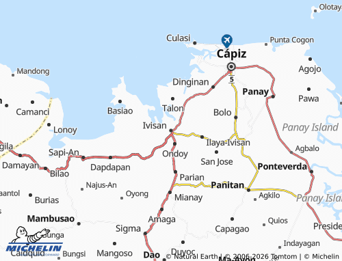 MICHELIN Ivisan map - ViaMichelin